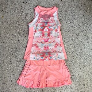 Lucky in Love Coral tennis  Set